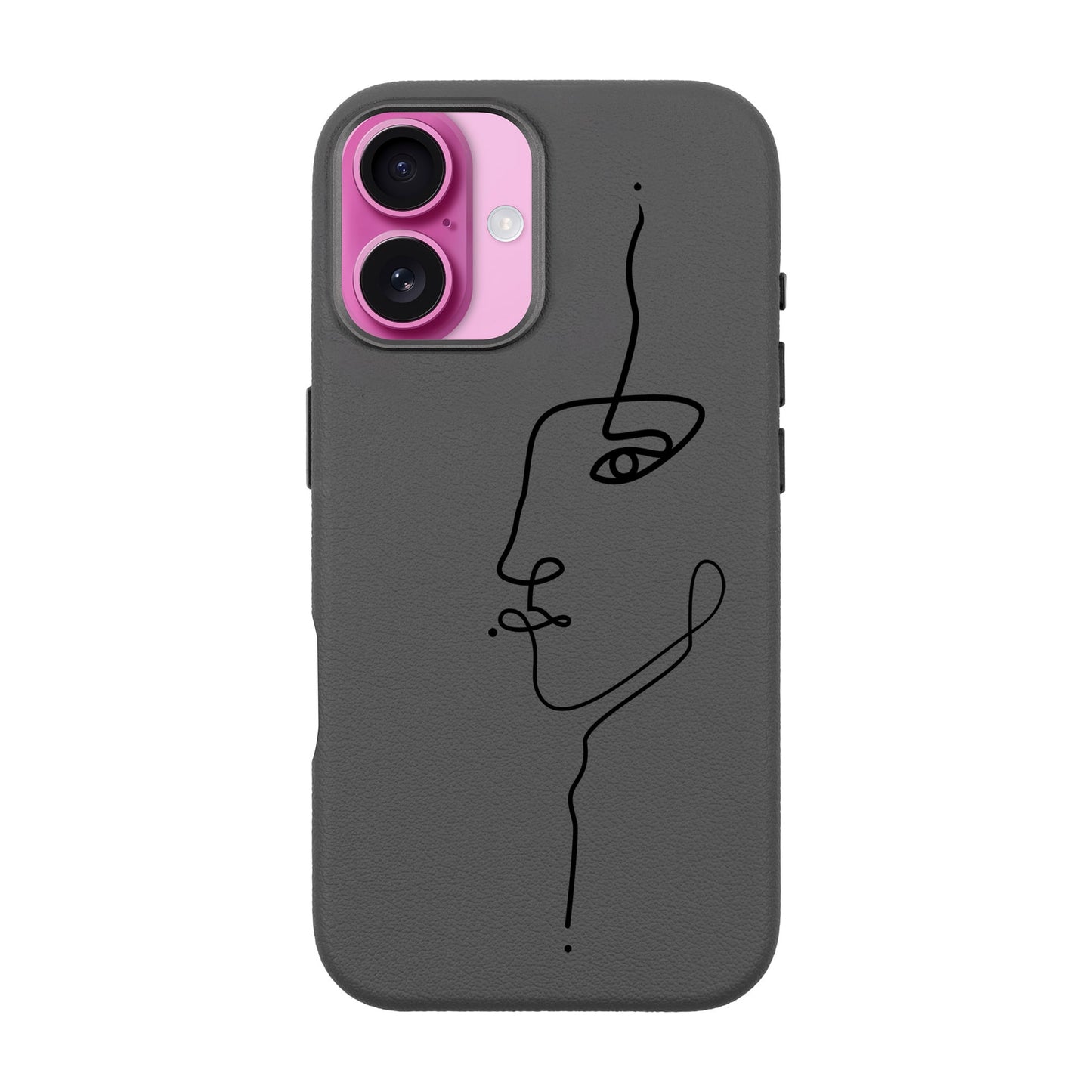 FACE-iPhone 16 Leather Premium Kılıf MagSafe Özellikli