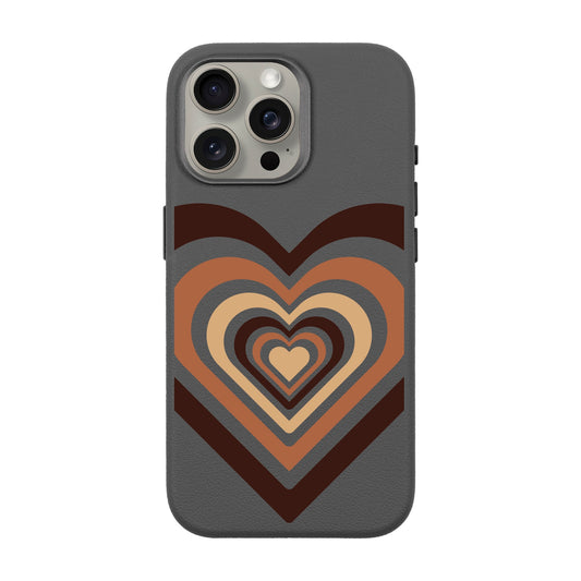 HEART-iPhone 15 Pro Max Leather Premium Kılıf MagSafe Özellikli