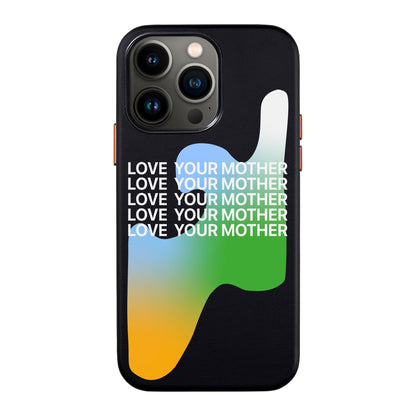 LOVE YOUR MOTHER-iPhone 13 Pro Max Leather Kılıf