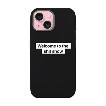 WELCOME-iPhone 15 Leather Premium Kılıf MagSafe Özellikli