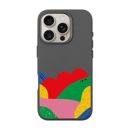 FLAG-iPhone 16 Pro Leather Premium Kılıf MagSafe Özellikli