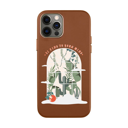 BE KIND-iPhone Xs Max Leather Kılıf