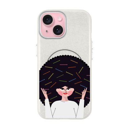 TANGLES OF HAPPINESS-Radiant Kılıf MagSafe Özellikli - iPhone 13