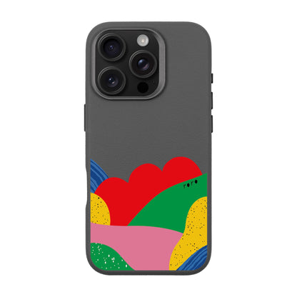 FLAG-iPhone 16 Pro Leather Premium Kılıf MagSafe Özellikli