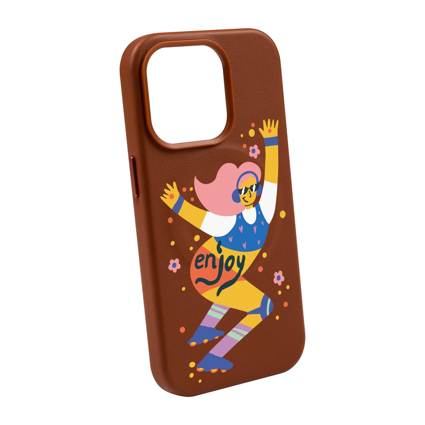 ENJOY-iPhone 14 Pro Max Leather Kılıf MagSafe Özellikli