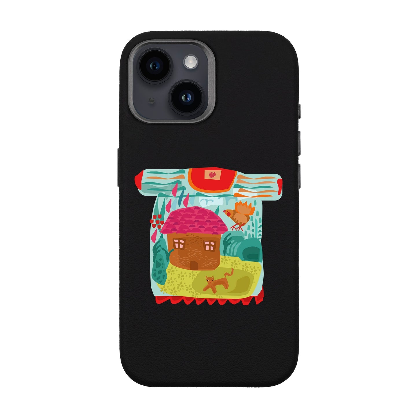 SİHİRLİ KAZAK-iPhone 14 Leather Premium Kılıf MagSafe Özellikli