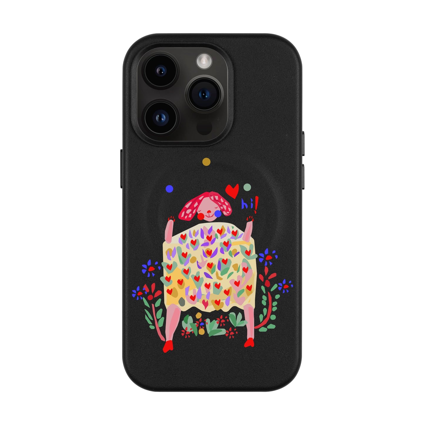 ÜÇ TOP-Leather Kılıf MagSafe Özellikli - iPhone 14 Pro