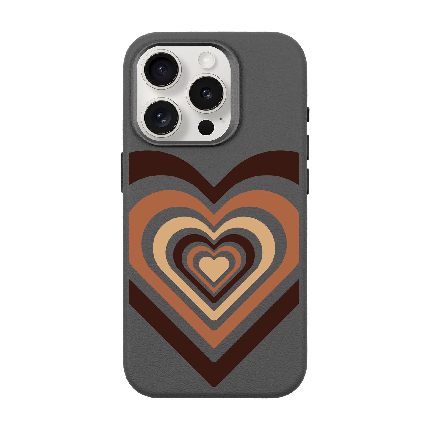 HEART-iPhone 15 Pro Leather Premium Kılıf MagSafe Özellikli
