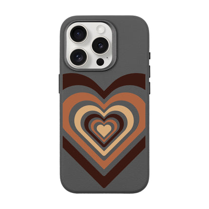 HEART-iPhone 15 Pro Leather Premium Kılıf MagSafe Özellikli