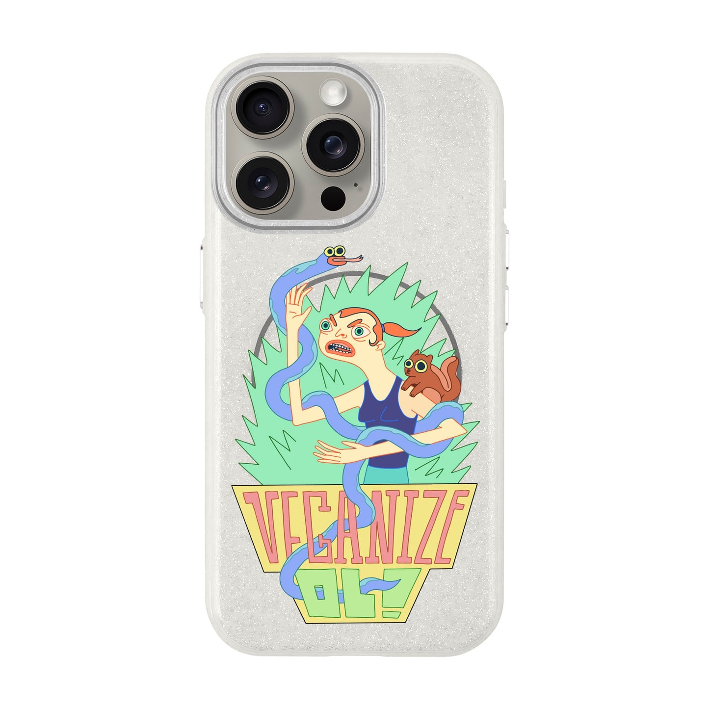 VEGANİZE-iPhone 15 Pro Max Radiant Kılıf MagSafe Özellikli