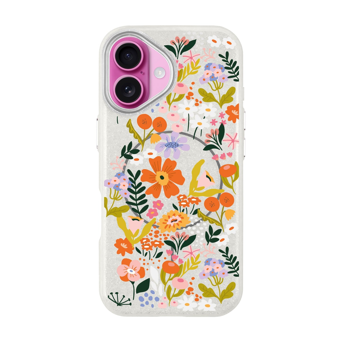 FLOWER-iPhone 16 Radiant Kılıf MagSafe Özellikli
