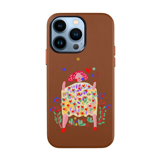 ÜÇ TOP-iPhone 13 Pro Max Leather Kılıf