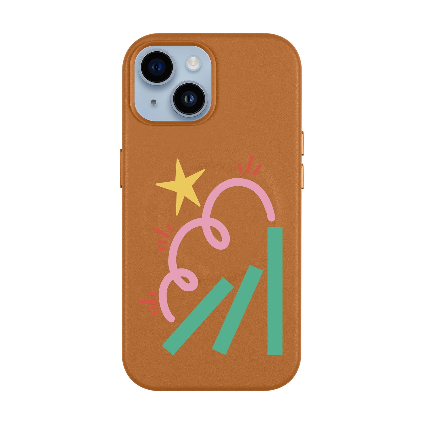 DOMINO-Leather Kılıf MagSafe Özellikli - iPhone 13