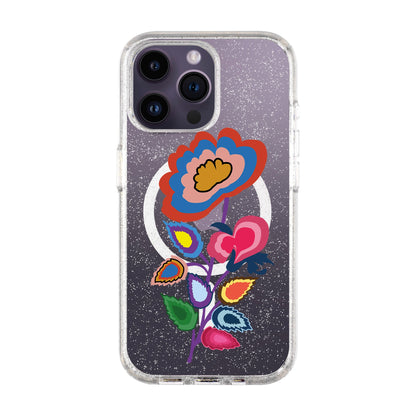 KNITTED FLOWER-iPhone 14 Pro Max Shiny Kılıf MagSafe Özellikli