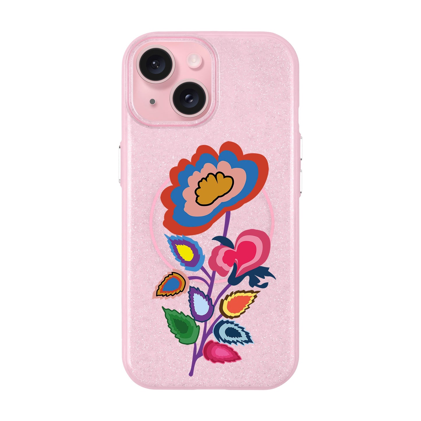 KNITTED FLOWER-iPhone 14 Plus Radiant Kılıf MagSafe Özellikli