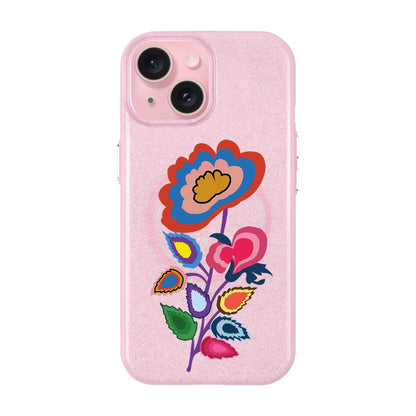 KNITTED FLOWER-iPhone 14 Plus Radiant Kılıf MagSafe Özellikli