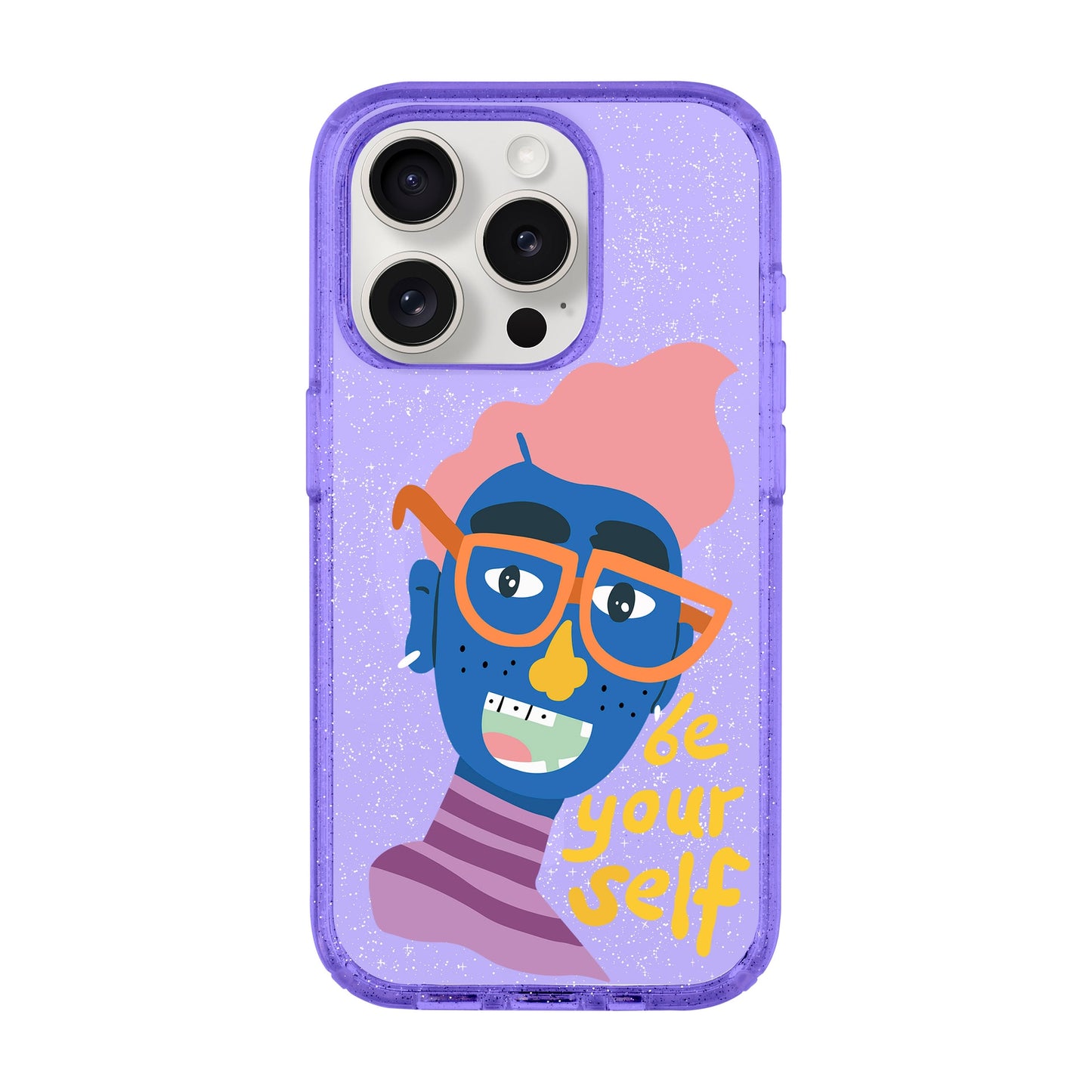 BE YOUR SELF-Shiny Kılıf MagSafe Özellikli - iPhone 15 Pro