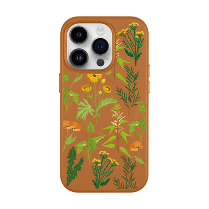 POTHERB-Leather Kılıf MagSafe Özellikli - iPhone 14 Pro