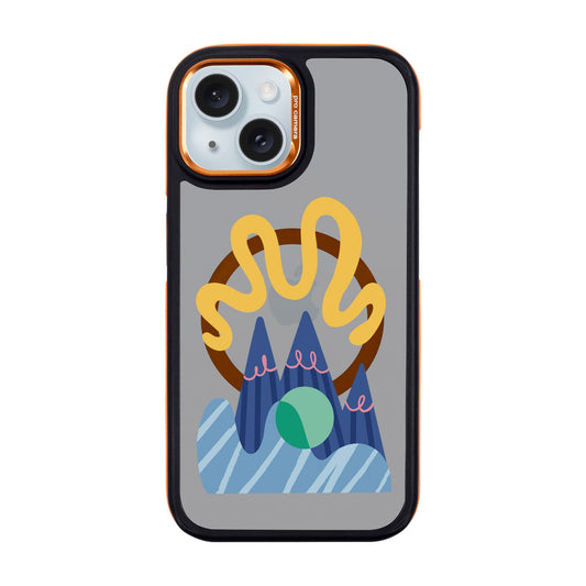 MOUNTAIN-iPhone 15 Dark Kılıf MagSafe Özellikli