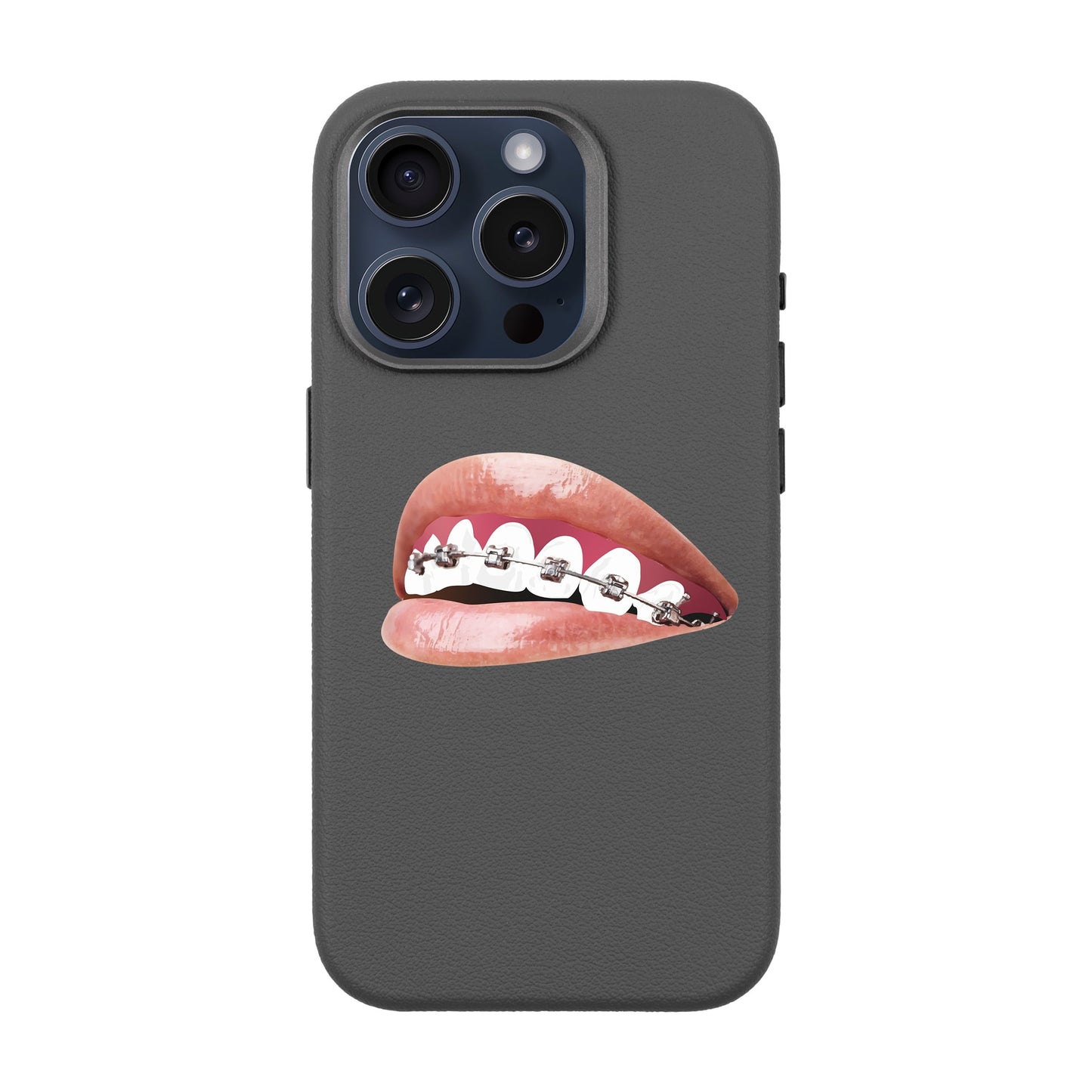 ORTHODONTIST-iPhone 15 Pro Leather Premium Kılıf MagSafe Özellikli