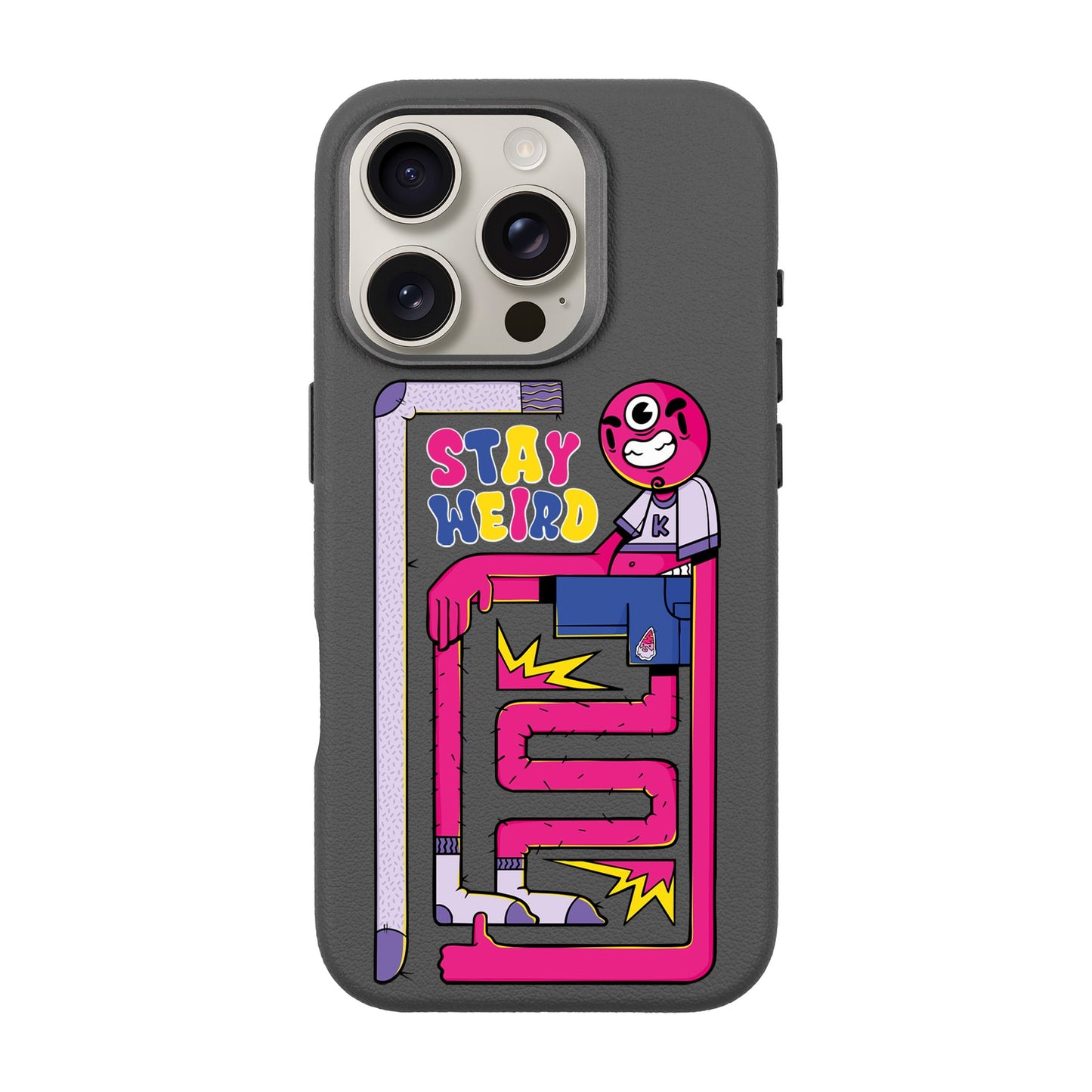 OG TOOTHY-iPhone 16 Pro Leather Premium Kılıf MagSafe Özellikli