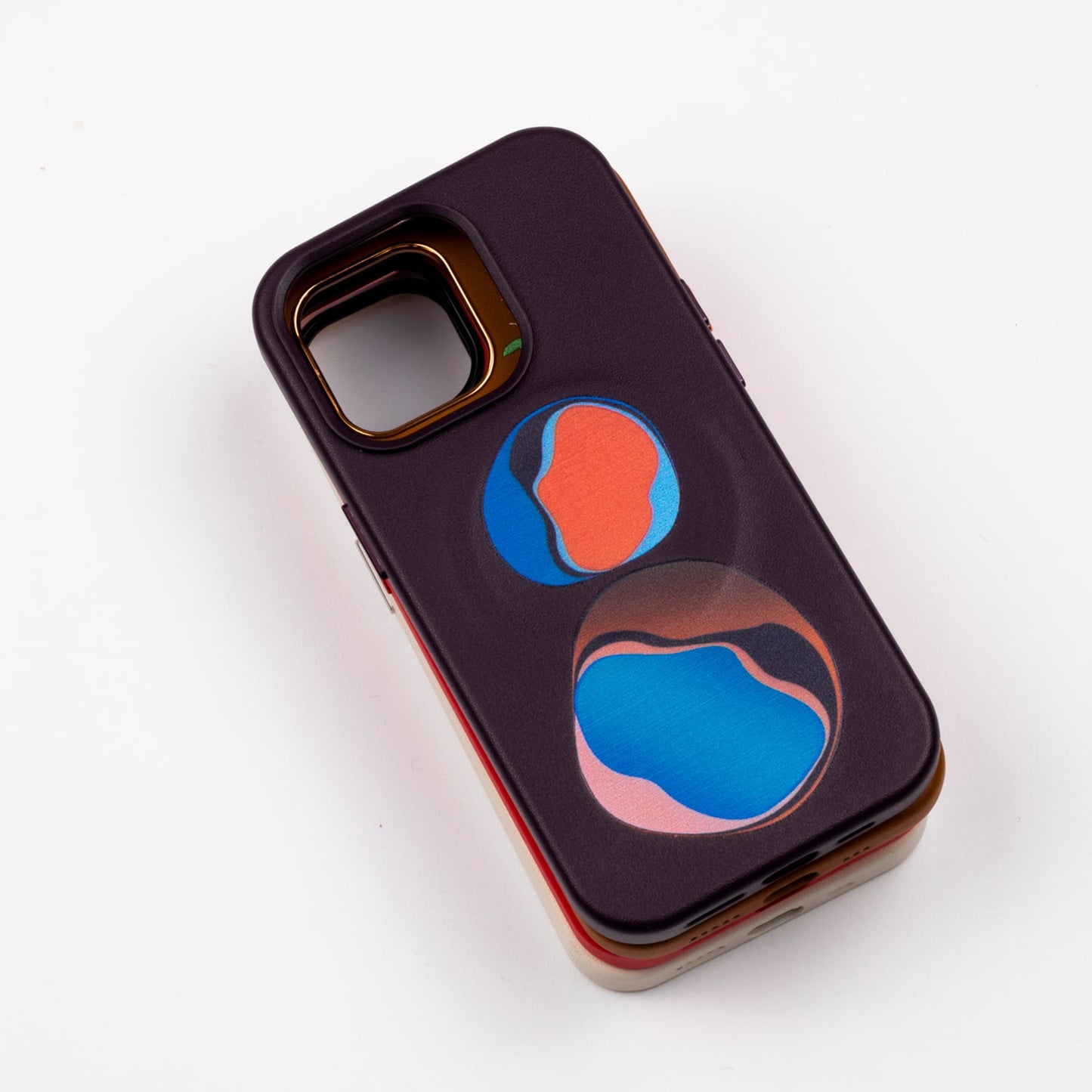 LOOKING FOR GEMS-Leather Kılıf MagSafe Özellikli - iPhone 14 Pro