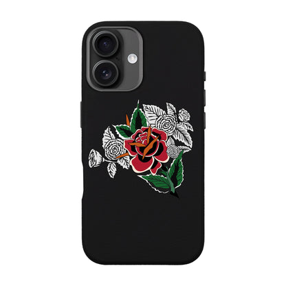 DRY ROSE-iPhone 16 Leather Premium Kılıf MagSafe Özellikli