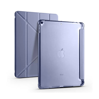 Apple iPad 8.Nesil 10.2 inç-Trigon Folding Kalemlikli Standlı Kılıf
