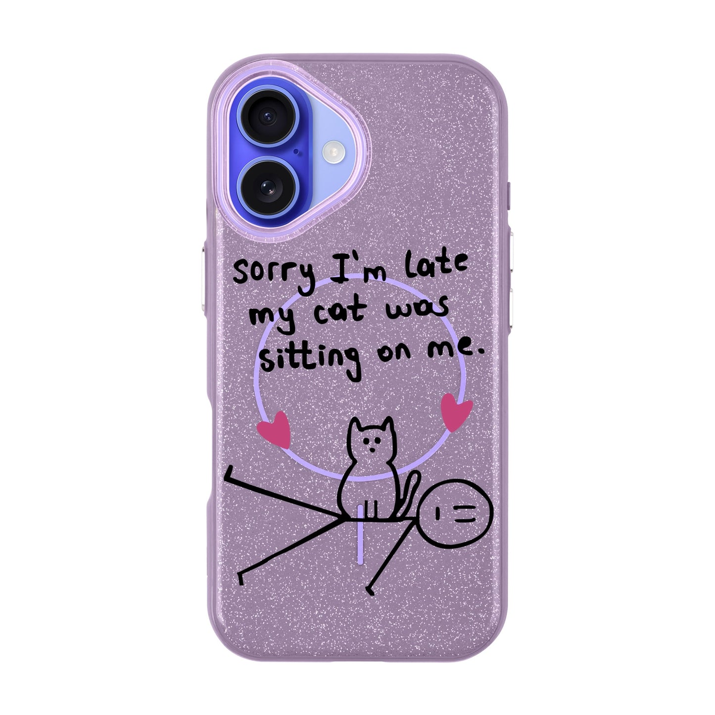 SORRY I'M LATE-iPhone 16 Radiant Kılıf MagSafe Özellikli