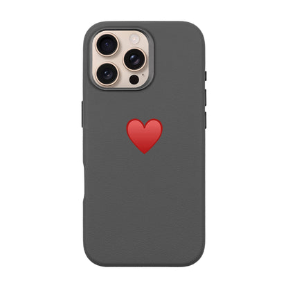 SPREAD HEART-iPhone 16 Pro Max Leather Premium Kılıf MagSafe Özellikli