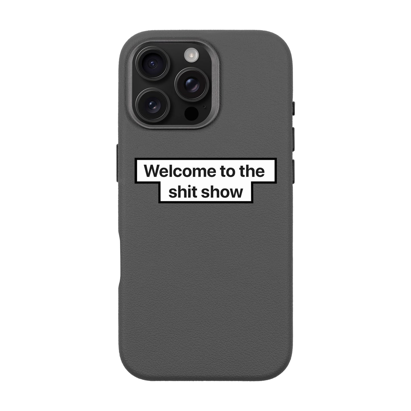 WELCOME-iPhone 16 Pro Max Leather Premium Kılıf MagSafe Özellikli