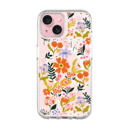 FLOWER-iPhone 15 Shiny Kılıf MagSafe Özellikli