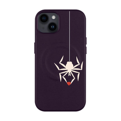TISSERAND DE LA GRAVITÉ-iPhone 14 Plus Leather Kılıf MagSafe Özellikli