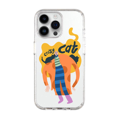 CRAZY CAT-iPhone 14 Pro Max Shiny Kılıf MagSafe Özellikli