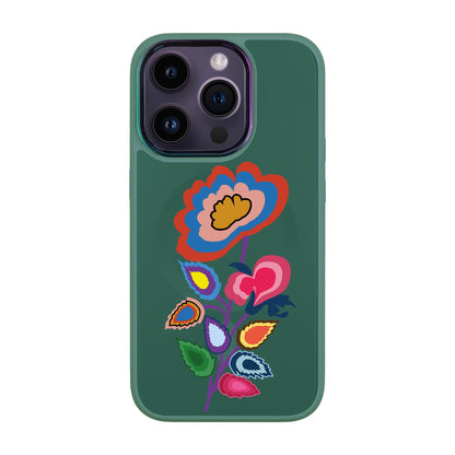 KNITTED FLOWER-iPhone 13 Pro Vigor Kılıf MagSafe Özellikli