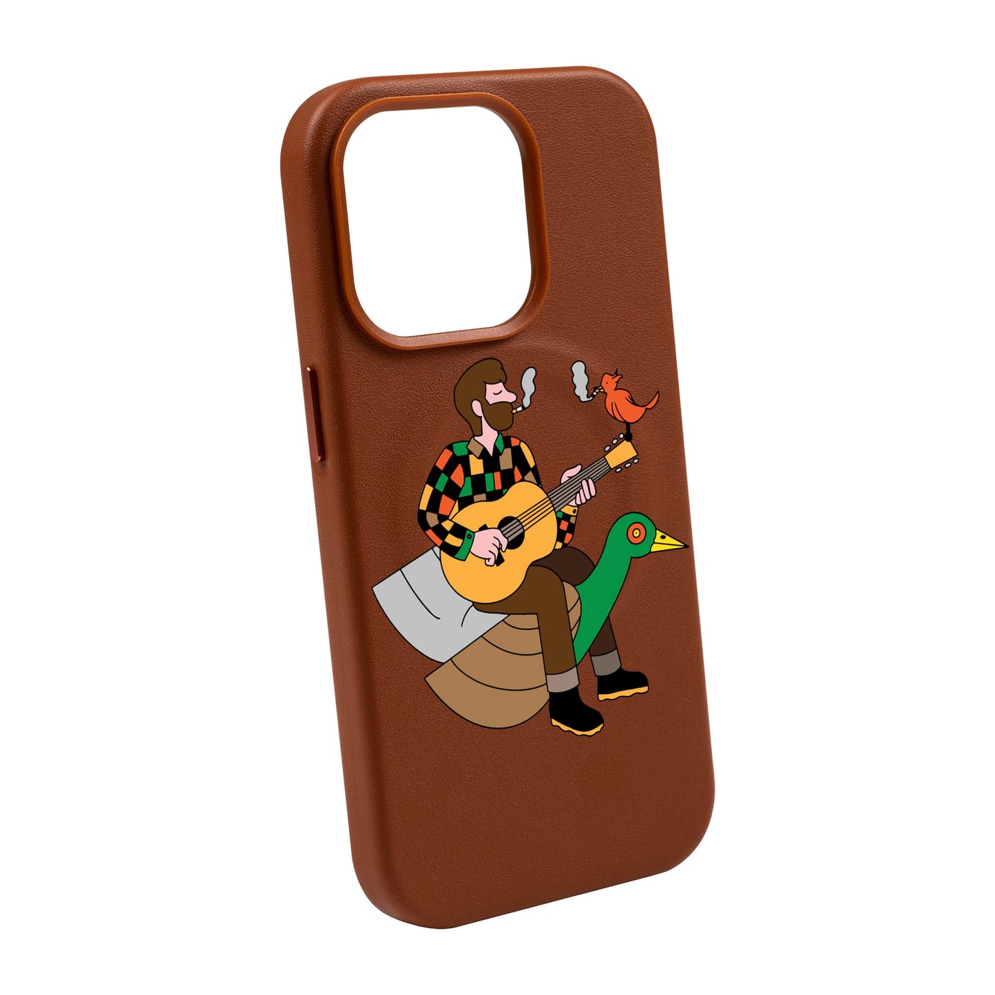 BIRDS OF A FEATHER-Leather Kılıf MagSafe Özellikli - iPhone 13