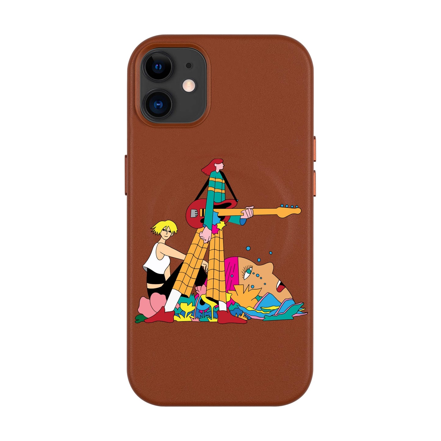 HER BAND-Leather Kılıf MagSafe Özellikli - iPhone 11