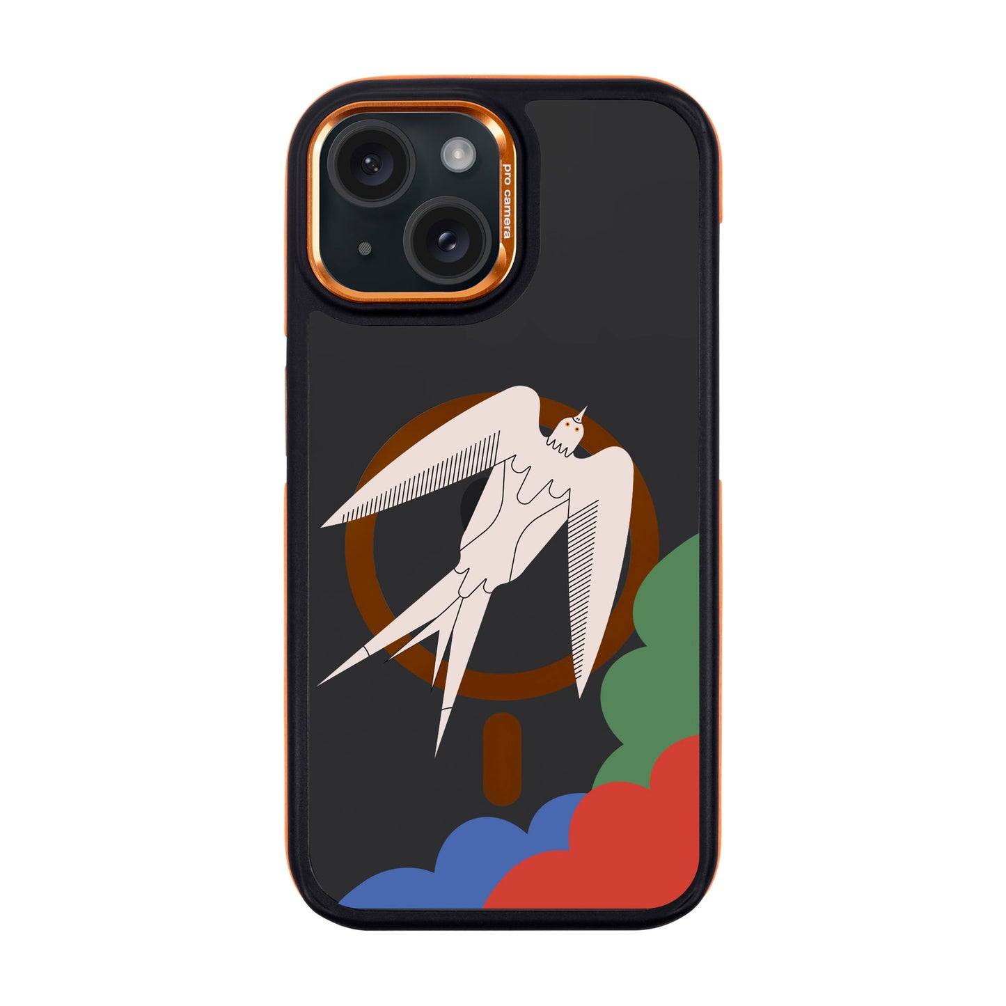 L’OISEAU LIBRE-Dark Kılıf MagSafe Özellikli - iPhone 15
