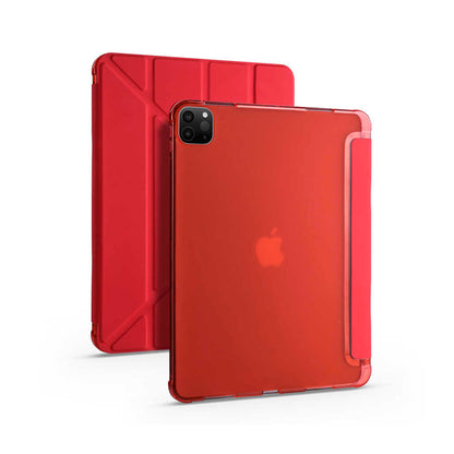 Apple iPad Pro 11 inç 2020 (2.Nesil)-Trigon Folding Kalemlikli Standlı Kılıf