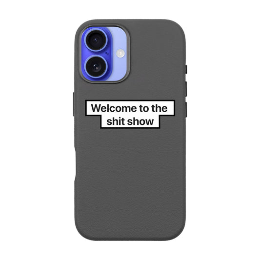 WELCOME-iPhone 16 Leather Premium Kılıf MagSafe Özellikli