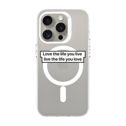 LOVE THE LIFE-iPhone 15 Pro Hold Kılıf MagSafe Özellikli