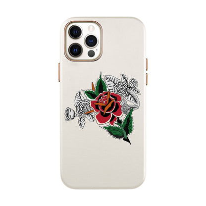 DRY ROSE-iPhone 12 Pro Max Leather Kılıf