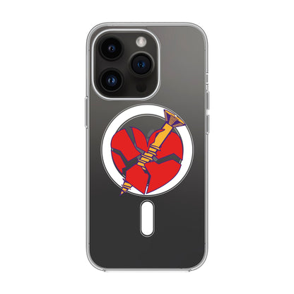 BROKEN HEART-Solid Kılıf MagSafe Özellikli - iPhone 14 Pro