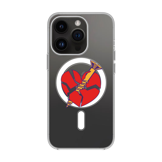 BROKEN HEART-Solid Kılıf MagSafe Özellikli - iPhone 14 Pro