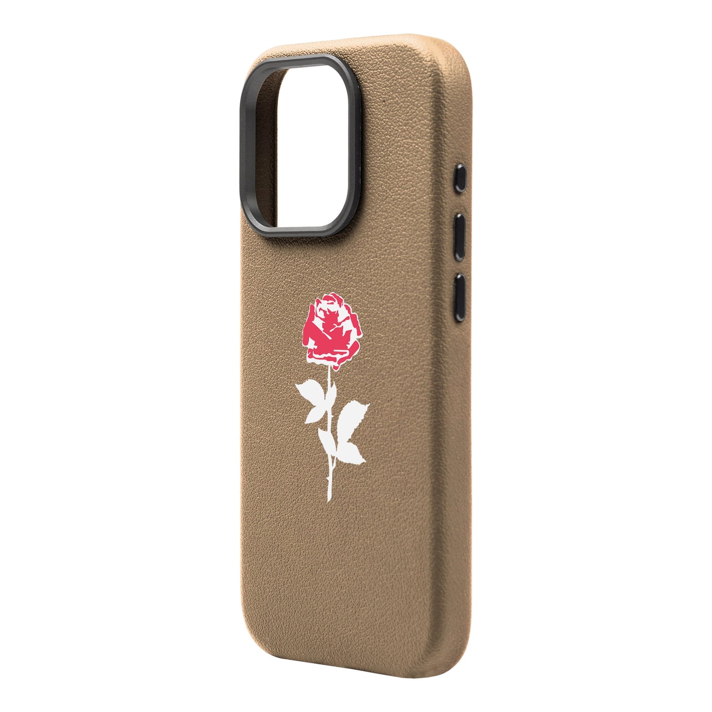 NATUREL ROSE-iPhone 16 Pro Max Leather Premium Kılıf MagSafe Özellikli