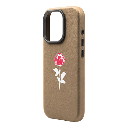 NATUREL ROSE-iPhone 16 Pro Max Leather Premium Kılıf MagSafe Özellikli