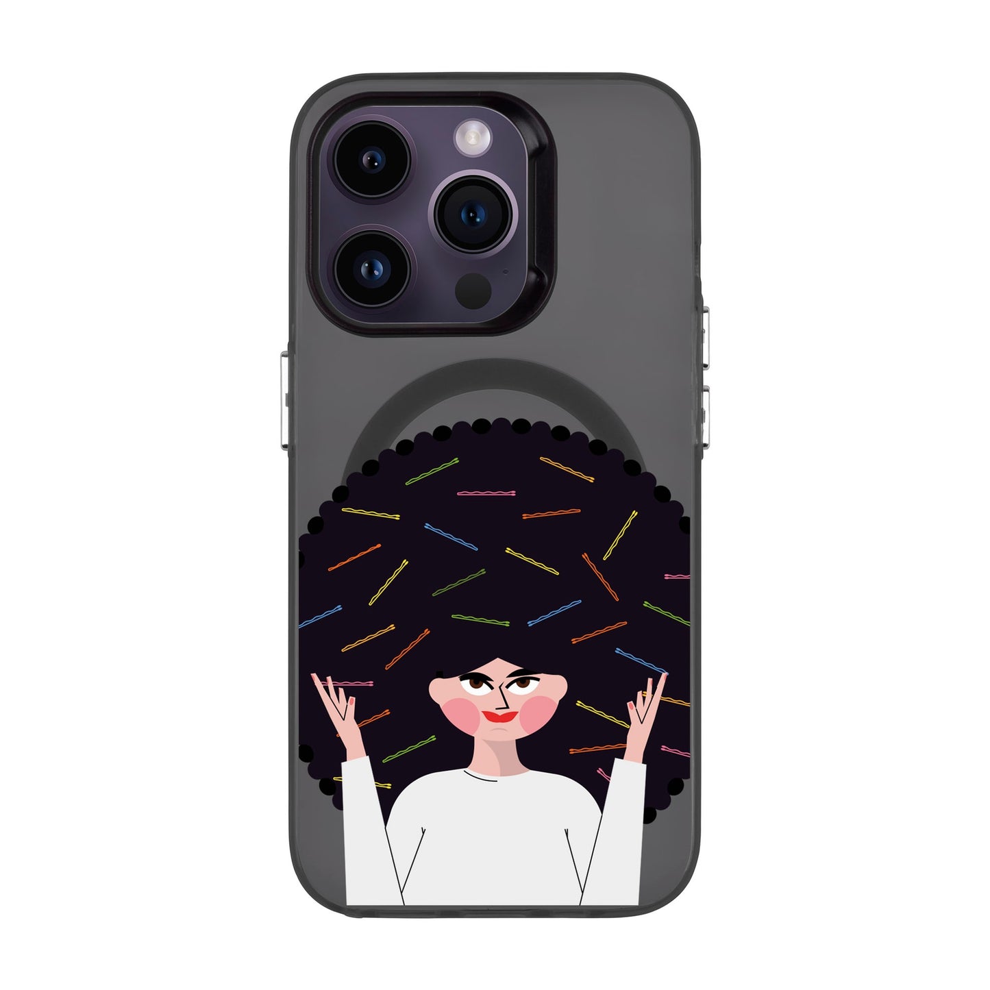 TANGLES OF HAPPINESS-Hold Kılıf MagSafe Özellikli - iPhone 14 Pro