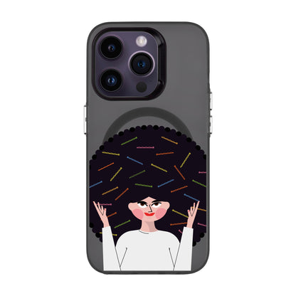 TANGLES OF HAPPINESS-Hold Kılıf MagSafe Özellikli - iPhone 14 Pro