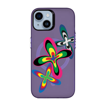 COLOR FLOWER-iPhone 14 Hold Kılıf MagSafe Özellikli