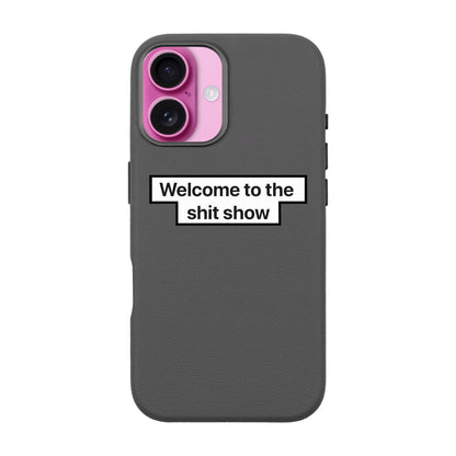 WELCOME-iPhone 16 Plus Leather Premium Kılıf MagSafe Özellikli